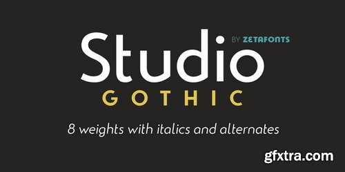 Studio Gothic Font Family
