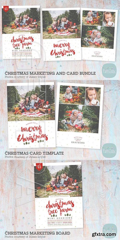 CreativeMarket - AC097 Christmas Card and Marketing 2034128