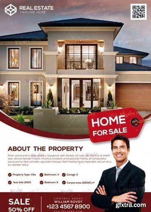 Real Estate V26 PSD Flyer Template