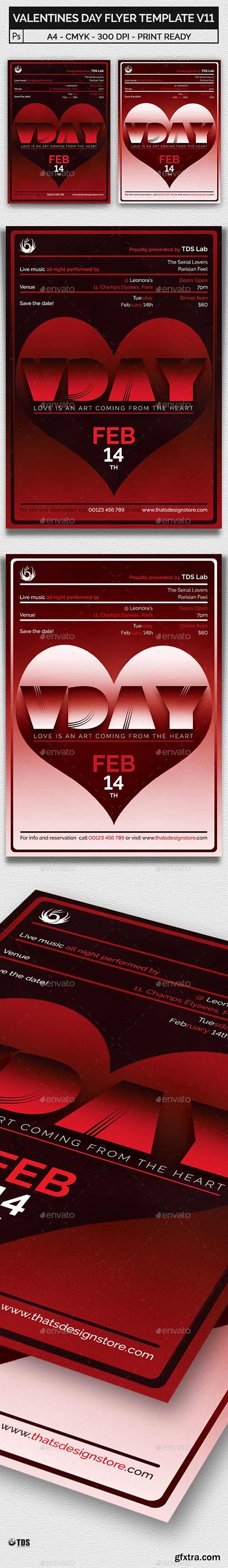 Graphicriver - Valentines Day Flyer Template V11 19319516