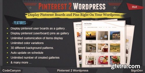 CodeCanyon - Pinterest to WordPress v1.0.21 - 5304915