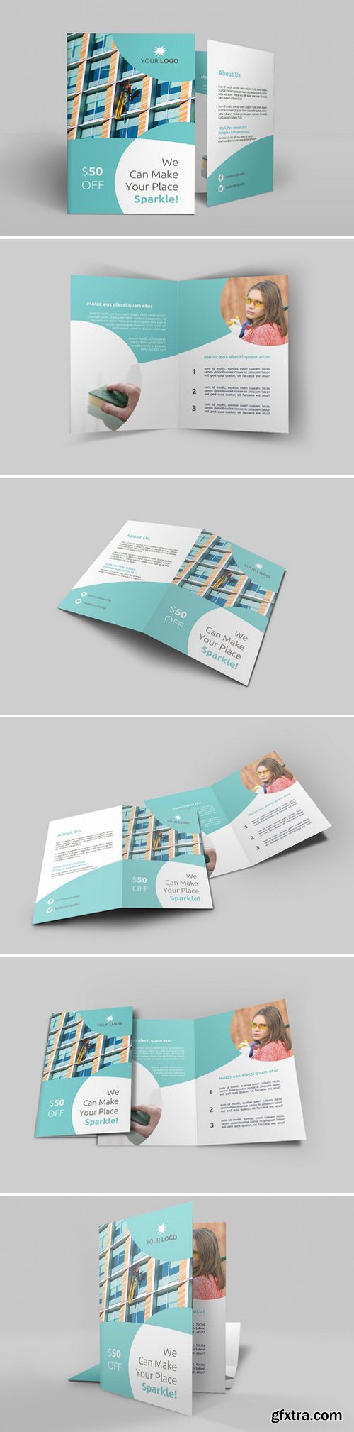 CM - Cleaning Services Bi-Fold Brochure 1975372