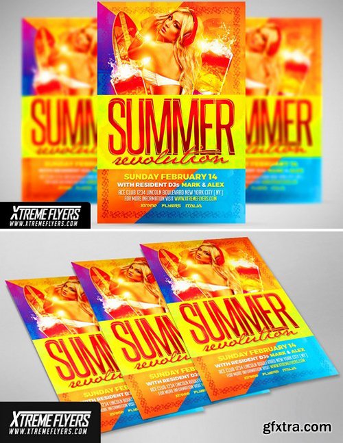 CM - Summer Party Flyer Template 1811034