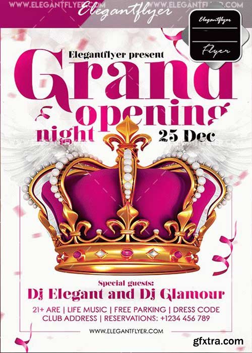 Grand Opening Night V41 2017 Flyer Template
