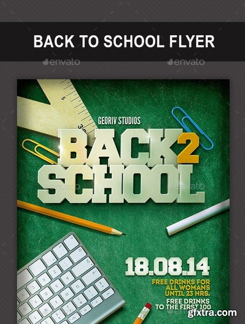 GraphicRiver - Back to School Flyer 10047912