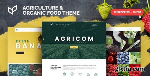 ThemeForest - Agricom v1.1.7 - Agriculture & Organic Food WordPress Theme Pack 19515876