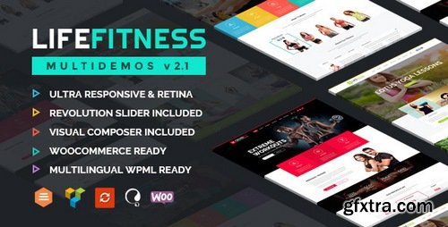 ThemeForest -Life Fitness v2.2 - Gym&Sport WordPress Theme 19456796