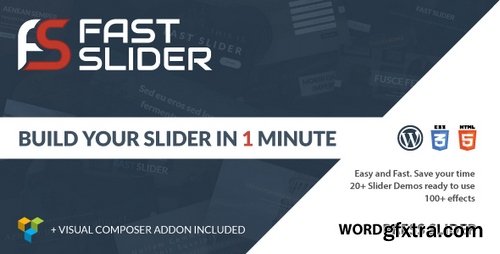CodeCanyon - Fast Slider - Easy and Fast v1.0 - Slider Plugin for Wordpress 16365807