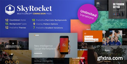 ThemeForest - SkyRocket v1.0 - MultiConcept Coming Soon Pages - 20890392