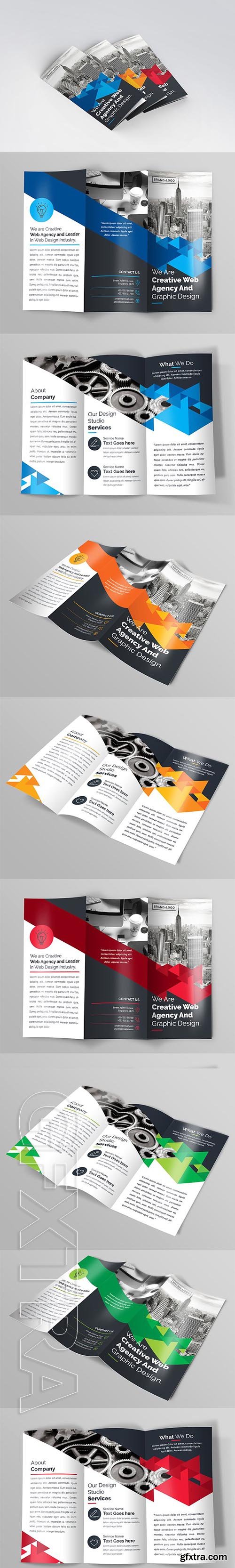 CreativeMarket - Tri-Fold Brochure 2048633