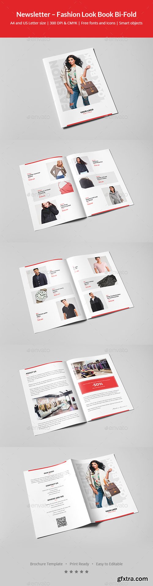 GR -Newsletter – Fashion Look Book Bi-Fold