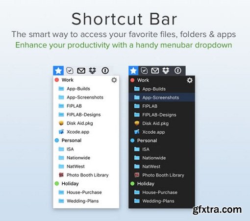 Shortcut Bar 1.8.5 (macOS)