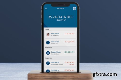 Cryptocurrency Wallet 8 Mobile Ui - H