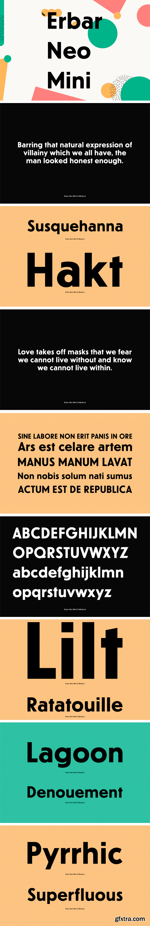 Erbar Neo Mini Font