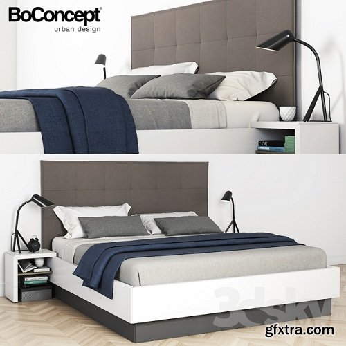 Boconcept Lugano Bed 3d Model