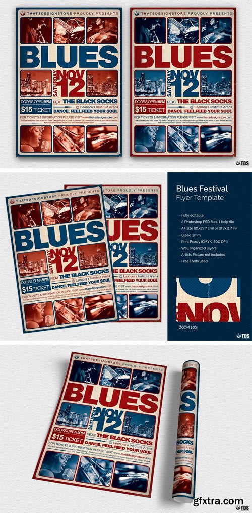 CM - Blues Festival Flyer Template V2 2021256