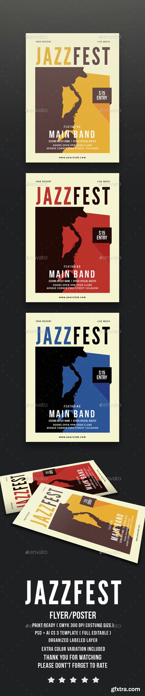 GR - Jazz Festival Flyer 13971586