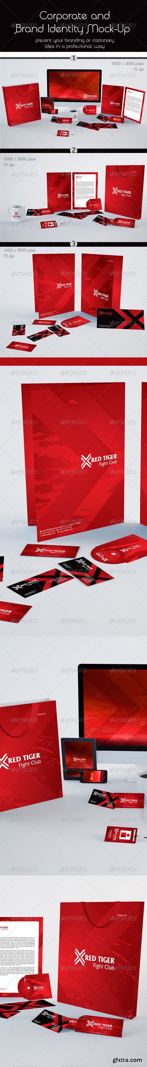 Graphicriver - Corporate and Stationery Brand Mock-Up 3392716