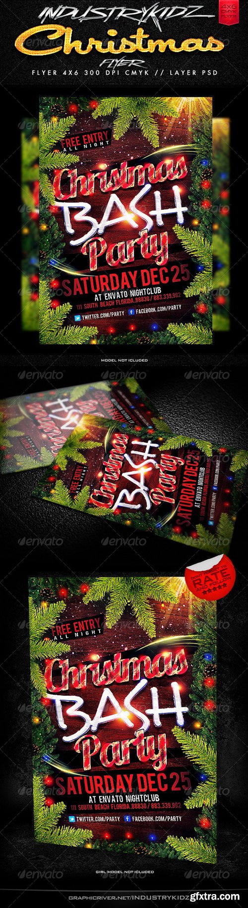 GraphicRiver - Christmas Party Flyer Templates 3354338