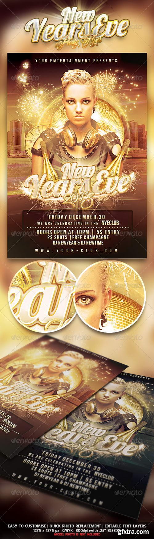 GraphicRiver - New Years Eve Party Flyer 3526475