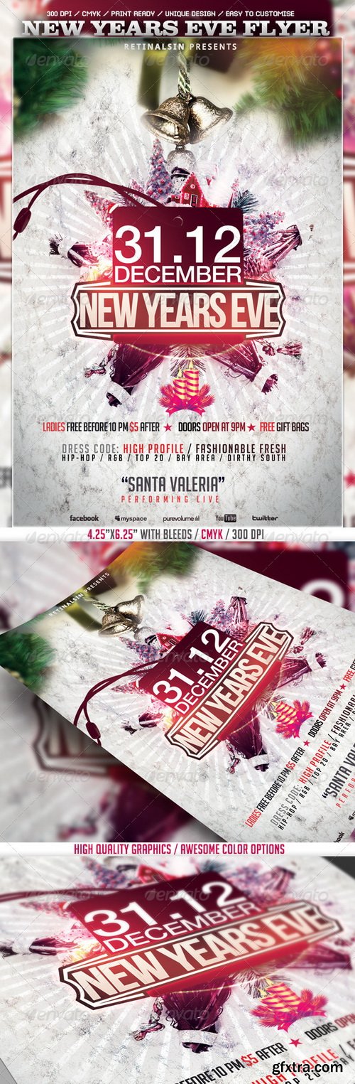 GraphicRiver - New Years Eve Flyer Template 3581682