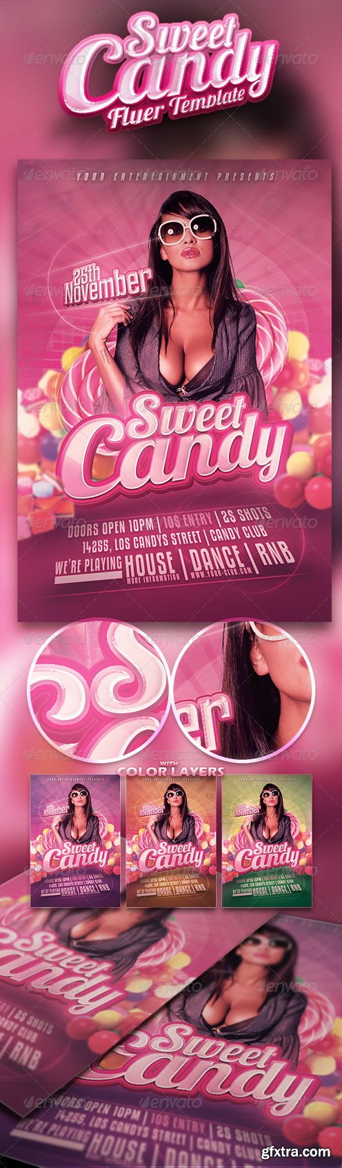 GraphicRiver - Sweet Candy Flyer Vol. 3 3455304