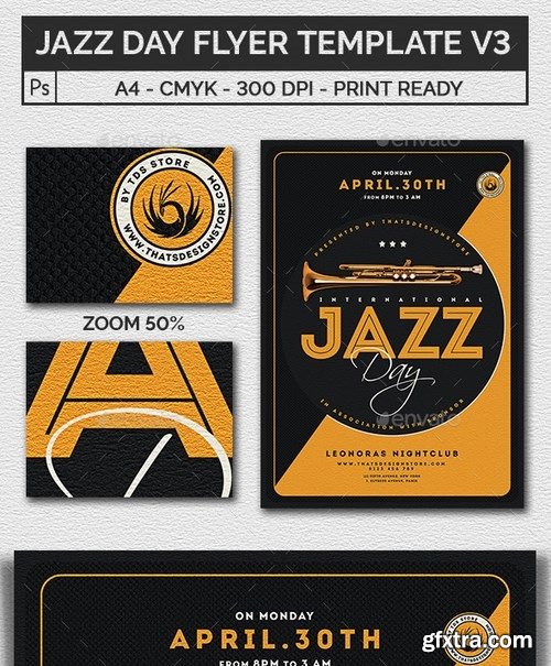 GraphicRiver - Jazz Day Flyer Template V3 20990759