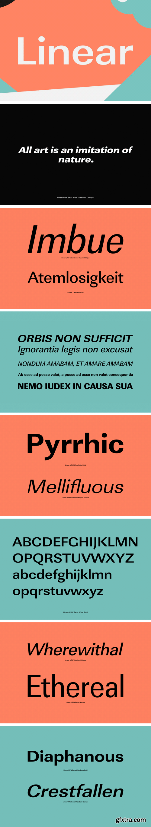 URW Linear Font Family