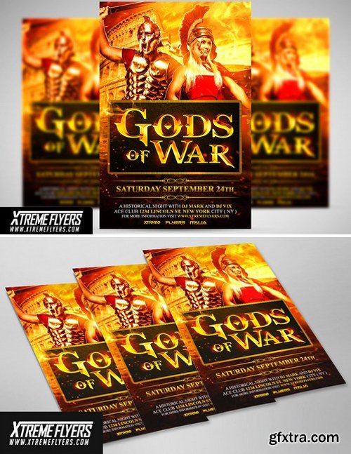 CM - Gods Of War Flyer Template 1809924