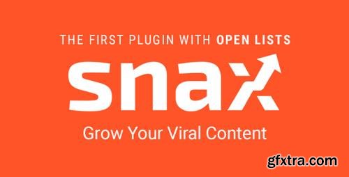 CodeCanyon - Snax v1.13.1 - Viral Content Builder - 16540363