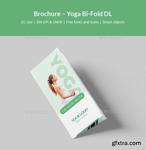 GraphicRiver - Brochure – Yoga Bi-Fold DL 20954835