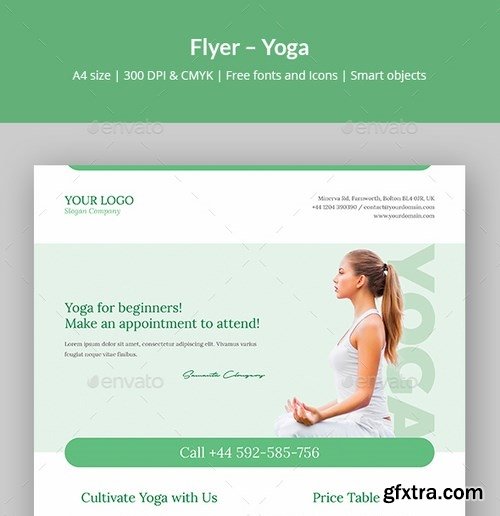 GraphicRiver - Flyer – Yoga 20969953