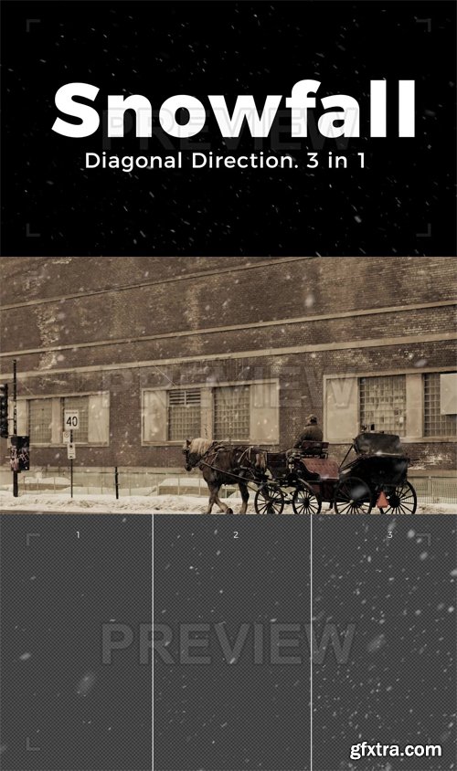 MA - Snowfall. Diagonal Direction