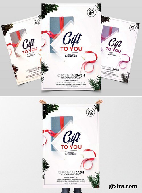 CM - Gift to You - Christmas PSD Flyer 2025047