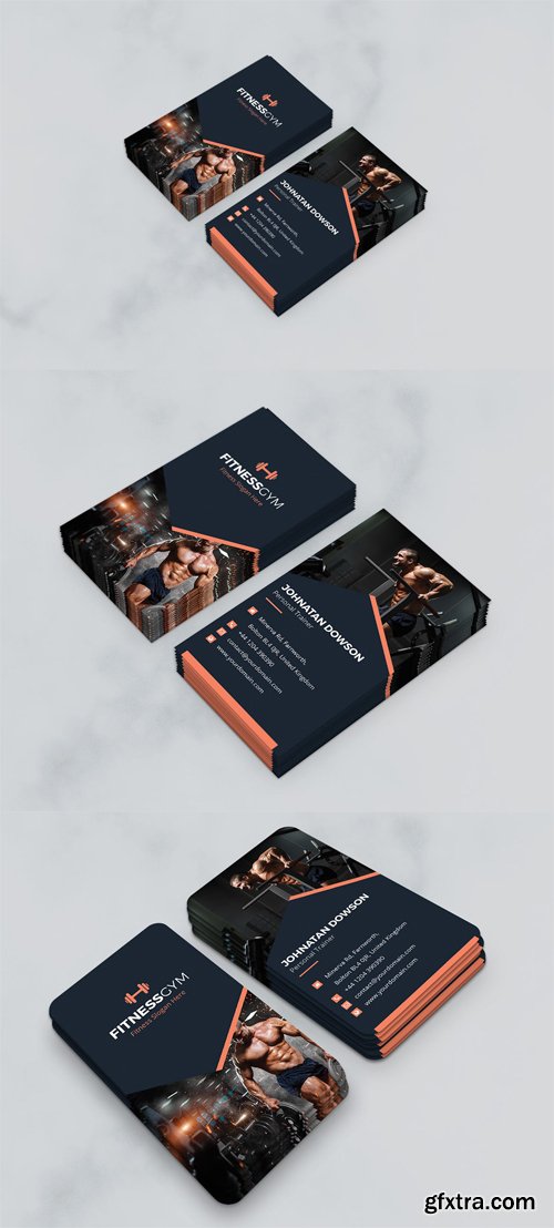 Business Card – Gym, Fitness and Health Vertical