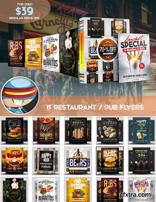Black Friday Restaurant/Pub Flyer Bundle