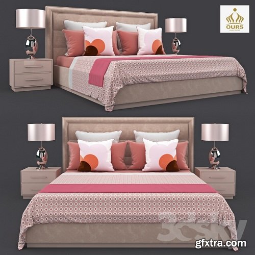 Bed OURS 3d Model