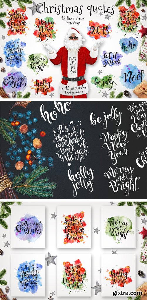 CM - Christmas Quotes. Hand Lettering DIY 2021920