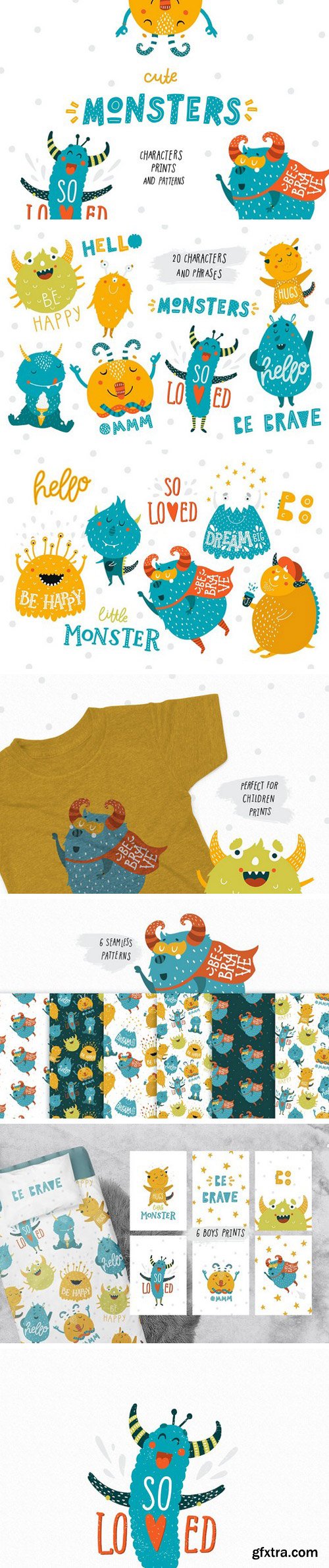CM - Cute Monsters - Kids collection 1613310