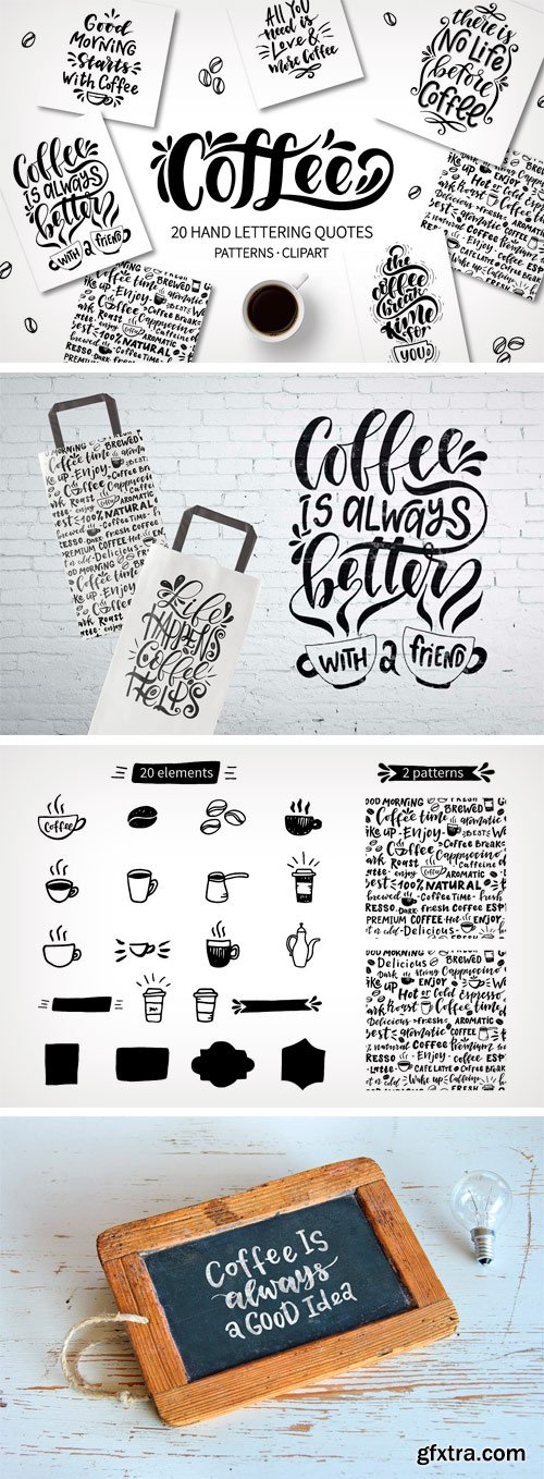 CM - Coffee Lettering Set 2011068
