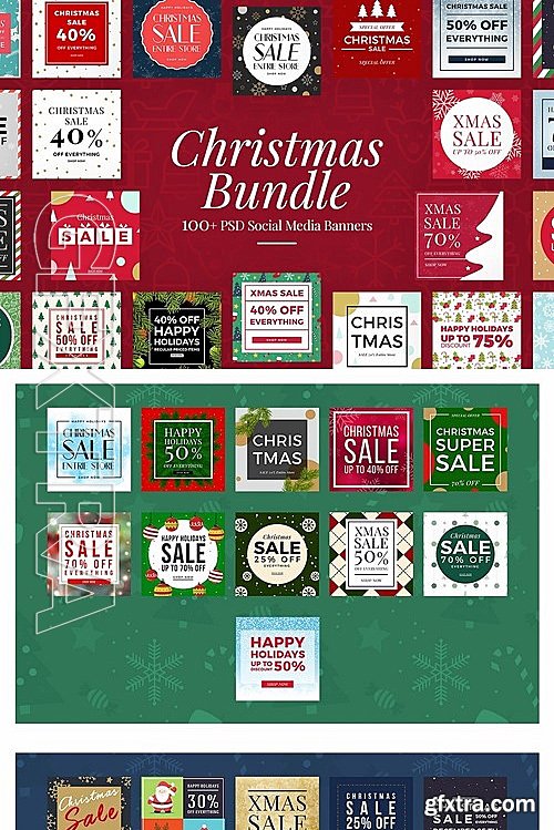 CM - 101 Christmas Social Media Banners 2074592