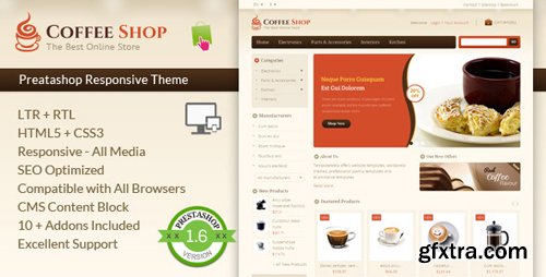 ThemeForest - Coffee Shop - Prestashop Responsive Template (Update: 30 September 14) - 6975964