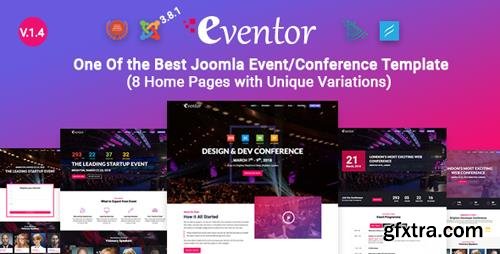 ThemeForest - Eventor v1.2 - Conference & Event Joomla Template - 20293870