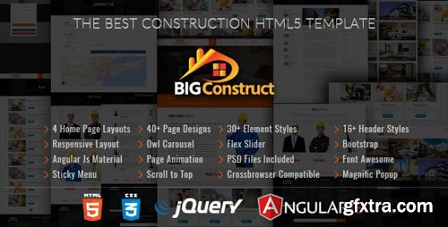 ThemeForest - Big Construct v1.0 - Construction Building Company - 20622712