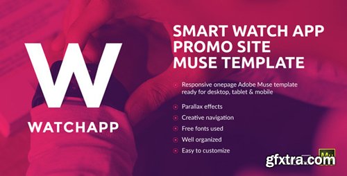 ThemeForest - WatchApp v1.0 - Smart Watch App Promo Muse Template - 12499377