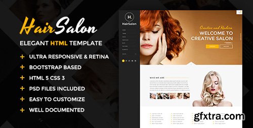 ThemeForest - Hair Salon v1.0 - Elegant HTML Template - 20960707