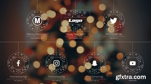 Christmas Corporate & Social Media Logo Reveals - After Effects