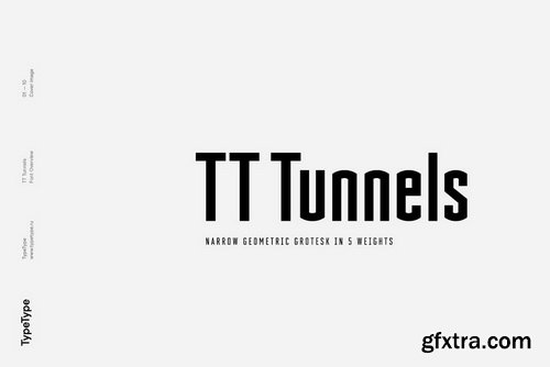 TT Tunnels Font Family