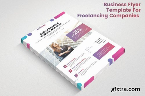 Business Flyer Template For Freelancing Companies
