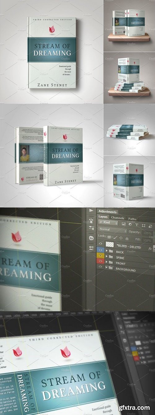 CM - Stream Of Dreaming Book Cover Template 16 233683